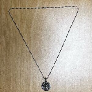 Sterling Silver Virgo Pendant Necklace